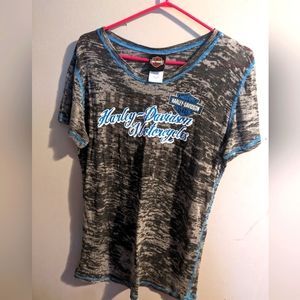 Harley Davidson Motorcycles Burnout Tee